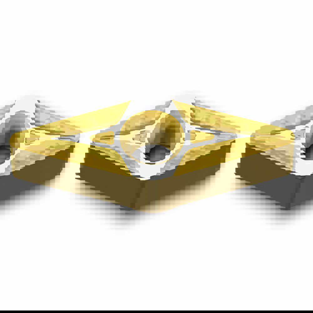 Turning Inserts; Relief Angle: 0 ; Corner Radius (Decimal Inch): 0.0310 ; Included Angle: 35 ; Manufacturer Grade: TT8125B ; Coating/Finish: Al2O3; TiCN; Titanium Nitride ; Wiper Edge: No